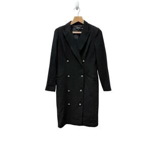 Teri Jon 100% Wool Long Coat Jacket Women’s Size‎ 8